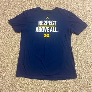 Michigan Wolverines Jordan Brand Respect Above All Shirt